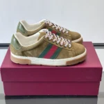 Gucci Unisex Ace Sneaker With Web-Dark Green 849836AAFS33053