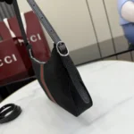 Gucci Unisex Lunetta Small Crossbody Bag-Black 863406FAFWA