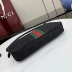 Gucci Unisex Lunetta Small Crossbody Bag-Black 863406FAFWA