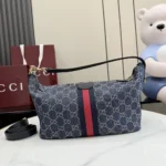 Gucci Unisex Vanity Medium Top Handle Bag-Navy ‎8577992ACFA