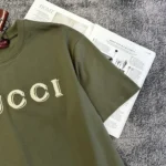 Gucci Women Cotton Jersey T-shirt with Embroidery 798115XJHN3