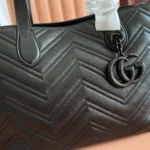 Gucci Women GG Marmont Medium Tote Bag-Black 855279AAFS1