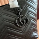 Gucci Women GG Marmont Medium Tote Bag-Black 855279AAFS1