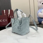 Gucci Women GG Marmont Small Tote Bag-Icy Blue 855391AAFS1