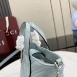 Gucci Women GG Marmont Small Tote Bag-Icy Blue 855391AAFS1