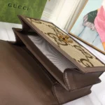 Gucci Women Ophidia Medium Top Handle Bag-Brown