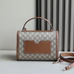 Gucci Women Padlock Medium Top Handle Bag-Brown 838998FAD6L