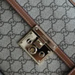 Gucci Women Padlock Medium Top Handle Bag-Brown 838998FAD6L