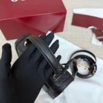 Gucci Women Padlock Small Top Handle Bag-Black ‎848884AAFDV