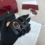 Gucci Women Padlock Small Top Handle Bag-Black ‎848884AAFDV