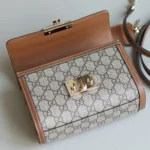 Gucci Women Padlock Small Top Handle Bag-Brown 838999FAD6L