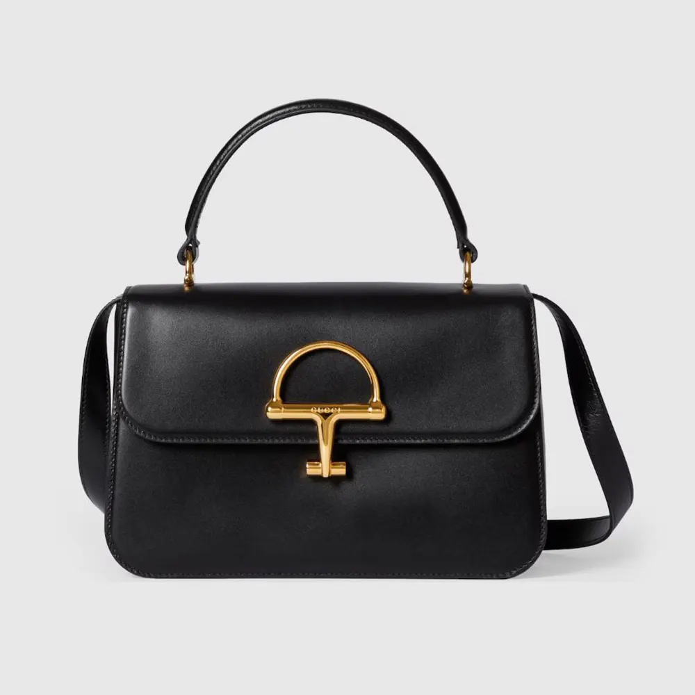 Gucci Women Siena Medium Top Handle Bag-Black 855535AAFKB (1) Gucci Women Siena Medium Top Handle Bag-Black 855535AAFKB