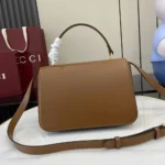 Gucci Women Siena Medium Top Handle Bag-Brown