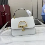 Gucci Women Siena Small Top Handle Bag-White 855536AAFKB