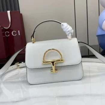 Gucci Women Siena Small Top Handle Bag-White 855536AAFKB