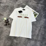 Gucci Women Silk Blend Jersey T-shirt with Print 864626XJHUF