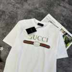 Gucci Women Silk Blend Jersey T-shirt with Print 864626XJHUF