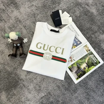 Gucci Women Silk Blend Jersey T-shirt with Print 864626XJHUF