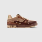 Louis Vuitton LV Unisex Trainer Sneaker-Brown 1AJ480