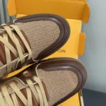 Louis Vuitton LV Unisex Trainer Sneaker-Brown 1AJ480