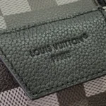 Louis Vuitton LV Unisex Dopp Kit Damoflage Black Coated Canvas M15109