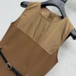 Louis Vuitton LV Women Bi-Material Belted Dress 1AJHVJ