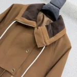 Louis Vuitton LV Women Contrast Insert Coat 1AJGUR