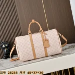 Louis Vuitton LV Women Keepall Bandoulière 45-Beige M28238