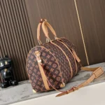 Louis Vuitton LV Women Keepall Trunk 45-Brown M28339