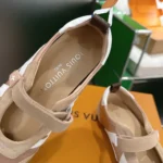 Louis Vuitton LV Women Sneakerina Mary Jane-Beige 1AJP00