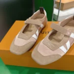 Louis Vuitton LV Women Sneakerina Mary Jane-Beige 1AJP00