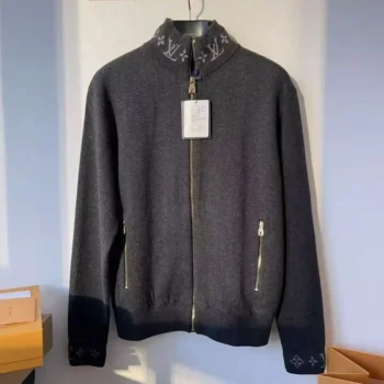 Louis Vuitton Men Double Face Knit Wool Travel Blouson 1AGJWH