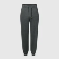 Louis Vuitton Men Double Face Knit Wool Travel Pants 1AGJWP