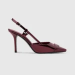 Louis Vuitton Women City Slingback Pump-Bordeaux Red 1AITDP