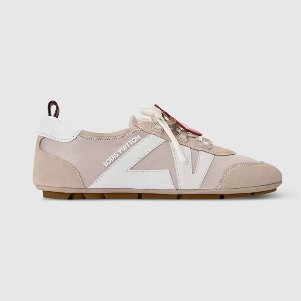 Louis Vuitton Women LV Sneakerina-Beige 1AJMI1 (1) Louis Vuitton Women LV Sneakerina-Beige 1AJMI1
