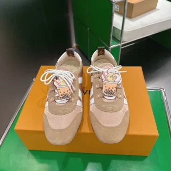 Louis Vuitton Women LV Sneakerina-Beige 1AJMI1