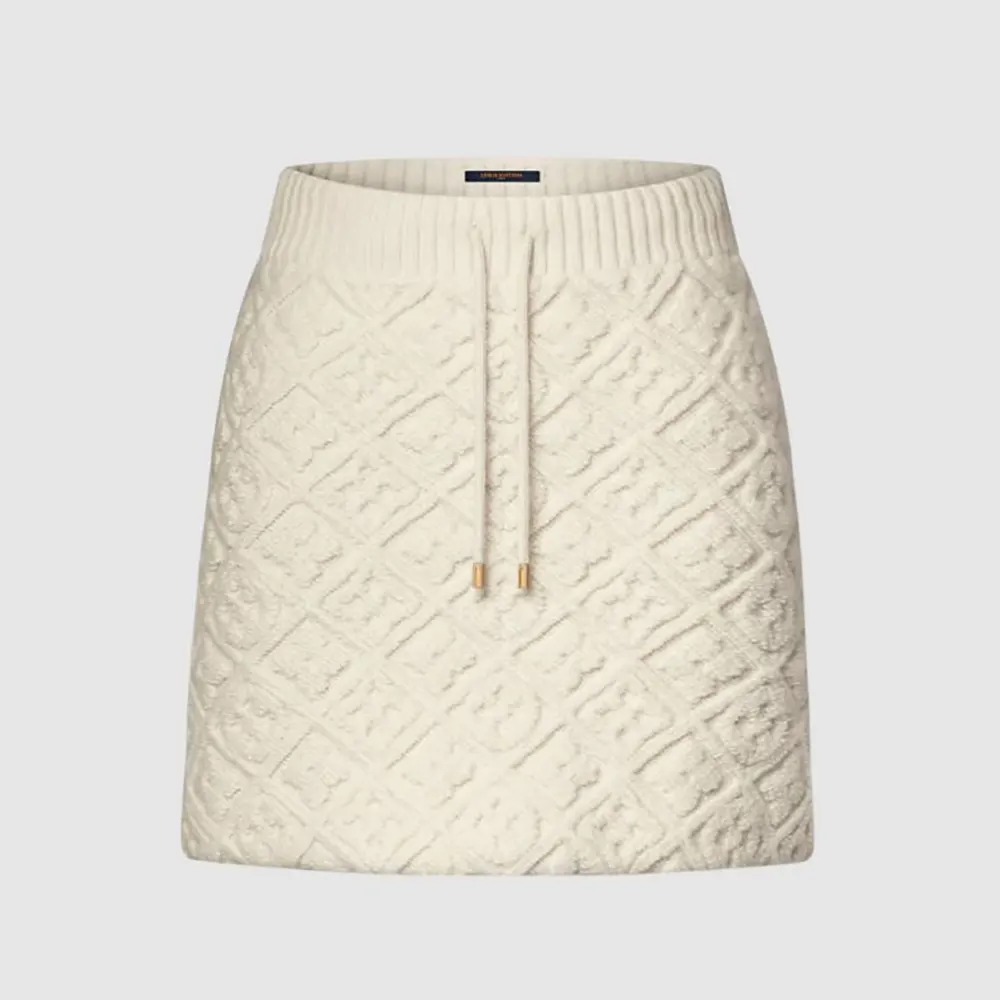 Louis Vuitton Women Monogram Toweling Skirt 1AJHU6 (1) Louis Vuitton Women Monogram Toweling Skirt 1AJHU6