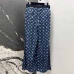 Louis Vuitton Women Nouveau Monogram Tailored Wide-Leg Pants 1AJGYB