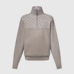 Louis Vuitton Women Ribbed Wool Half-Zip Pullover 1AJBWH