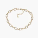 Chanel Women Bracelet Metal & Strass Golden & Crystal ABH252