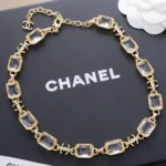 Chanel Women Bracelet Metal & Strass Golden & Crystal ABH252