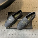 Chanel Women Moccasins Cotton-Black G47119B2336294305