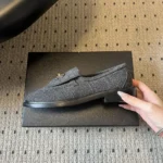 Chanel Women Moccasins Cotton-Black G47119B2336294305 - Image 7