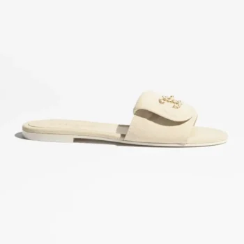Chanel Women Mules Cotton-Beige G47117B23362U7119