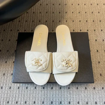 Chanel Women Mules Cotton-Beige G47117B23362U7119