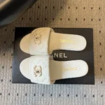 Chanel Women Mules Cotton-Beige G47117B23362U7119