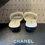 Chanel Women Mules Cotton-Beige G47117B23362U7119