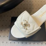 Chanel Women Mules Cotton-Beige G47117B23362U7119