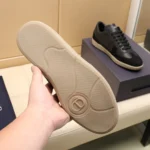 Dior Unisex B01 Matchpoint Sneaker Black Smooth Calfskin and Black Suede