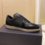 Dior Unisex B01 Matchpoint Sneaker Black Smooth Calfskin and Black Suede